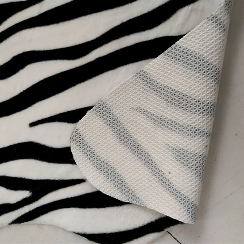 OIMG коврик из искусственной воловьей кожи корова шкура Зебра коврики для пола