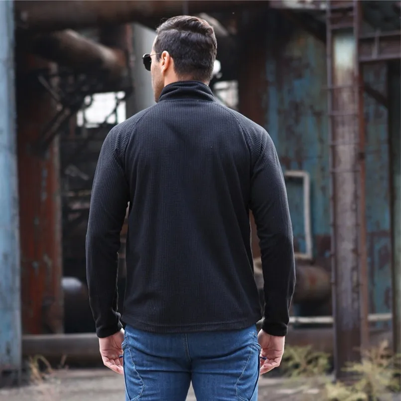 

Tactical Military Warm Fleece Jackets Mens Lightweight Breathable Elastic Polar Liner Casual Coat Army Training Jackets Clothing