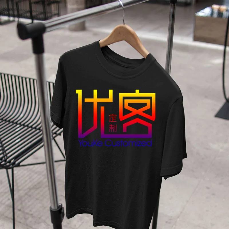 Мужская хлопковая рубашка с коротким рукавом круглым вырезом | одежда