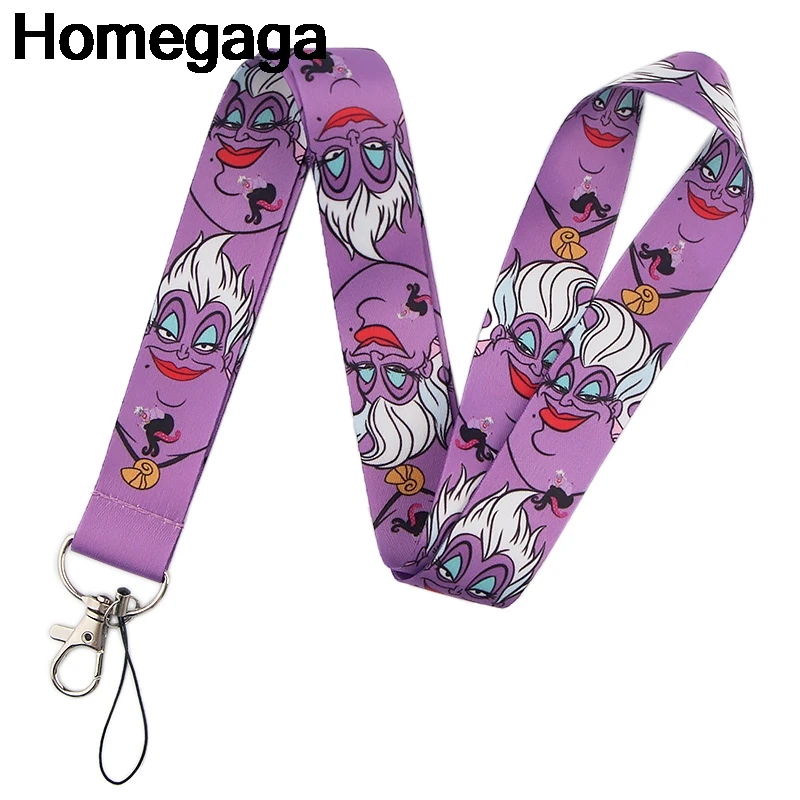 Homegaga Ursula Lanyards ремешок на шею ткань id бейдж держатели для телефонов ожерелье аксессуар для брелок для ключей держатели тесьма ленты D2361