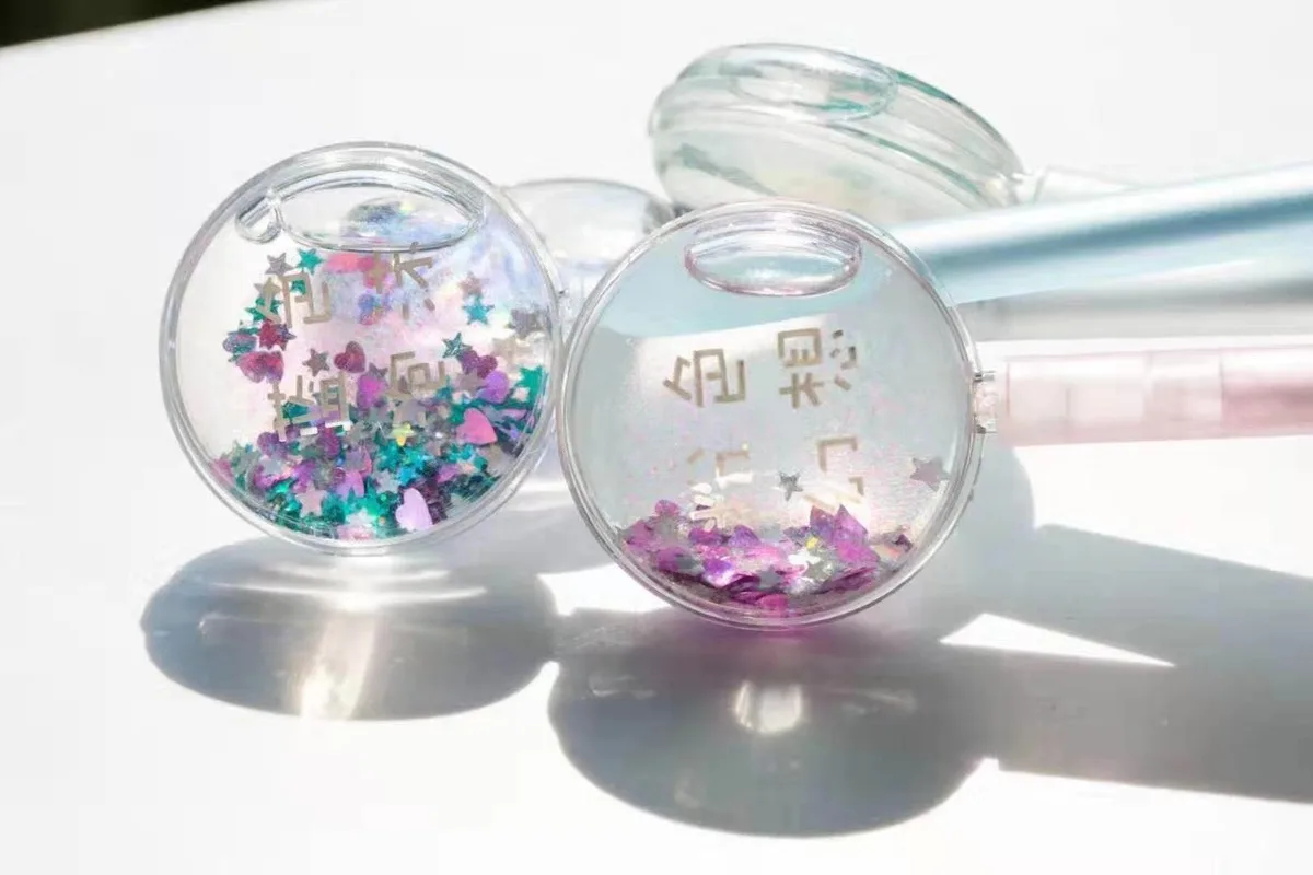 Blingbling масло зыбучий песок леденец гелевая ручка Kawaii жемчужный Золотой порошок