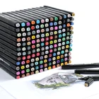 TouchFIVE маркеры ручная роспись манга маркеры для рисования ручка на спиртовой основе эскиз масляная двойная Кисть ручка Закладка художественные принадлежности