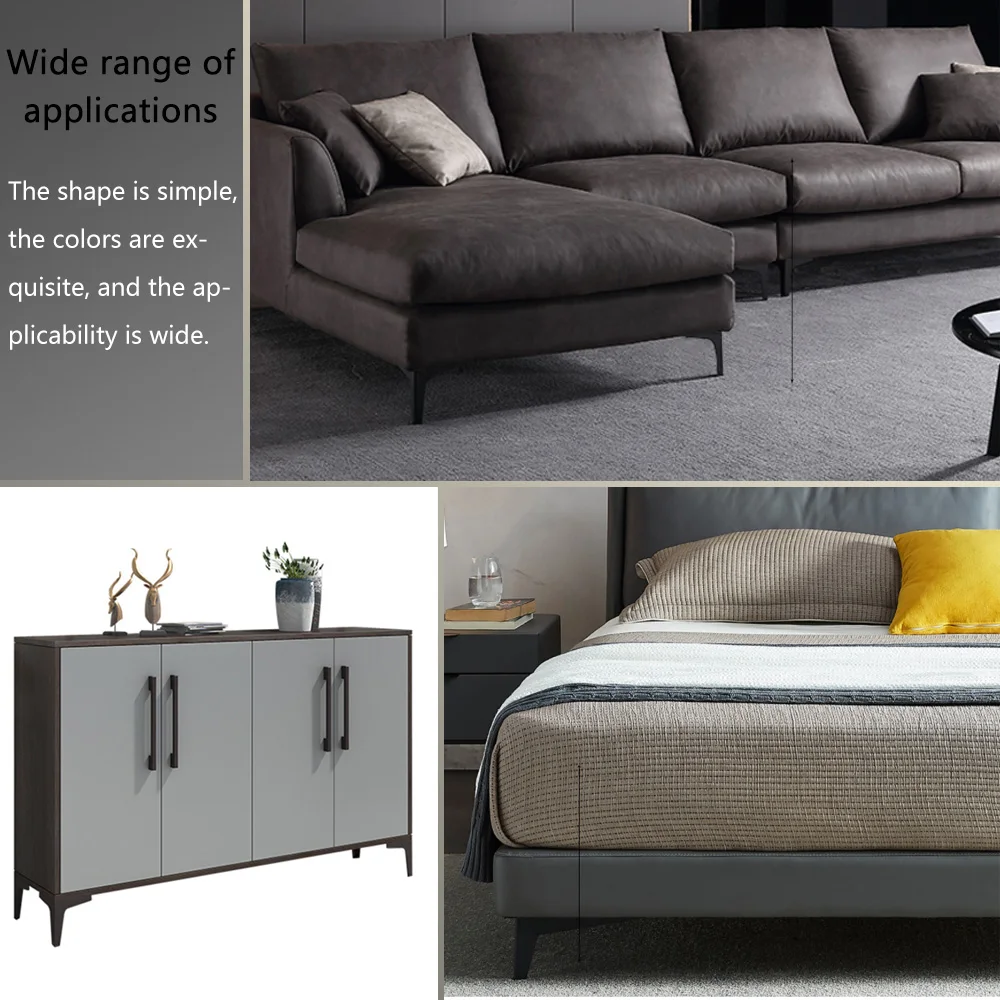 

4PCS Furniture Leg High Load Wrought Iron Right-angled Sofa Leg With Screw for Sofa Coffee Desk Cabinet Bed 1pcs