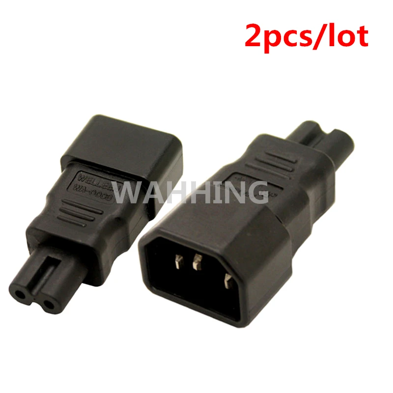 1 шт. Универсальный адаптер питания IEC 320 C14 к C7 преобразователь в розетка