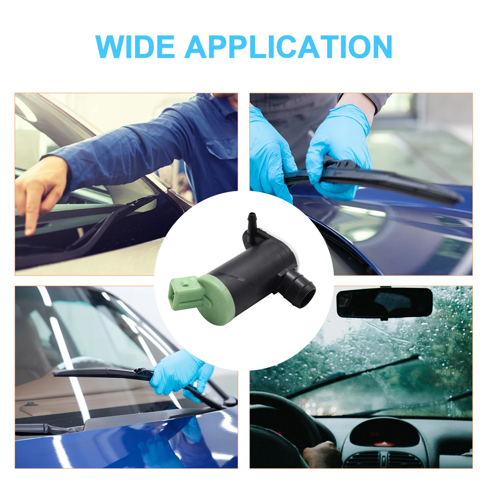 Насос омывателя ветрового стекла автомобиля спереди и сзади лобовое стекло