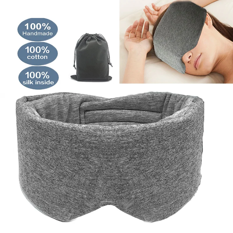 

1PC Sleep Mask Comfortable Breathable Sleeping Eye Mask Adjustable Eyeshade Blinder Blindfold Eye Patch Best Night Companion