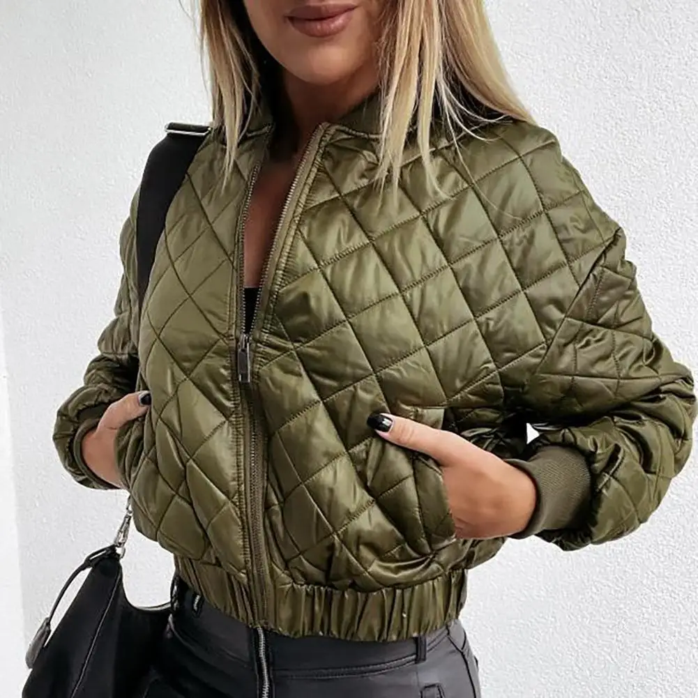 

Пуховик женский на белом утином пуху, однотонный Кардиган с длинным рукавом, универсальная зимняя куртка на молнии для женщин