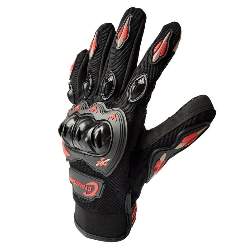 Мотоциклетные Водонепроницаемые кожаные перчатки с защитой от падения|Перчатки|