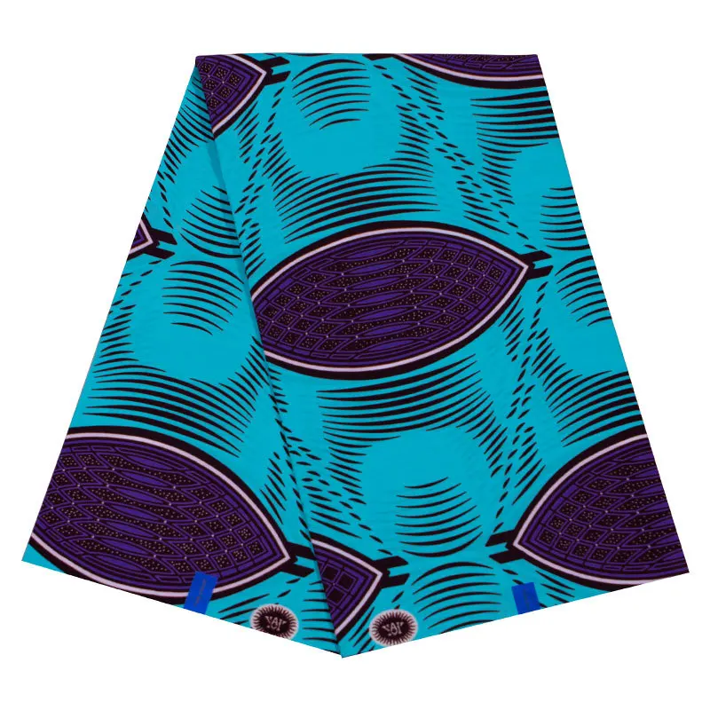 

Ткань с настоящими восковыми принтами из Анкары, дешевая ткань, новая ткань для пэчворка, Высококачественная африканская ткань для вечерне...