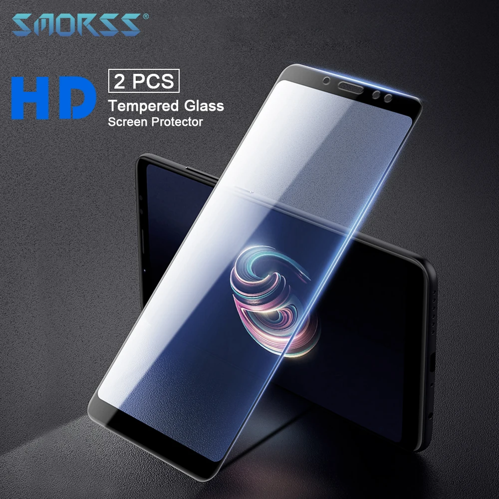 SMORSS 2 шт Защитная пленка для телефона XiaoMi RedMi 4X закаленное стекло полноэкранные