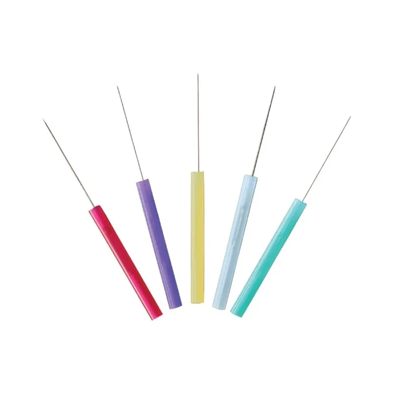 100 шт. одноразовая Косметическая Иглоукалывание иглы красочная пластиковая