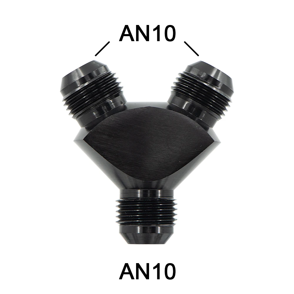 Универсальный 3-Way Y-Block (цветовой блок) штуцер адаптер AN6/AN10 6-AN/10-это мужчина к 2X