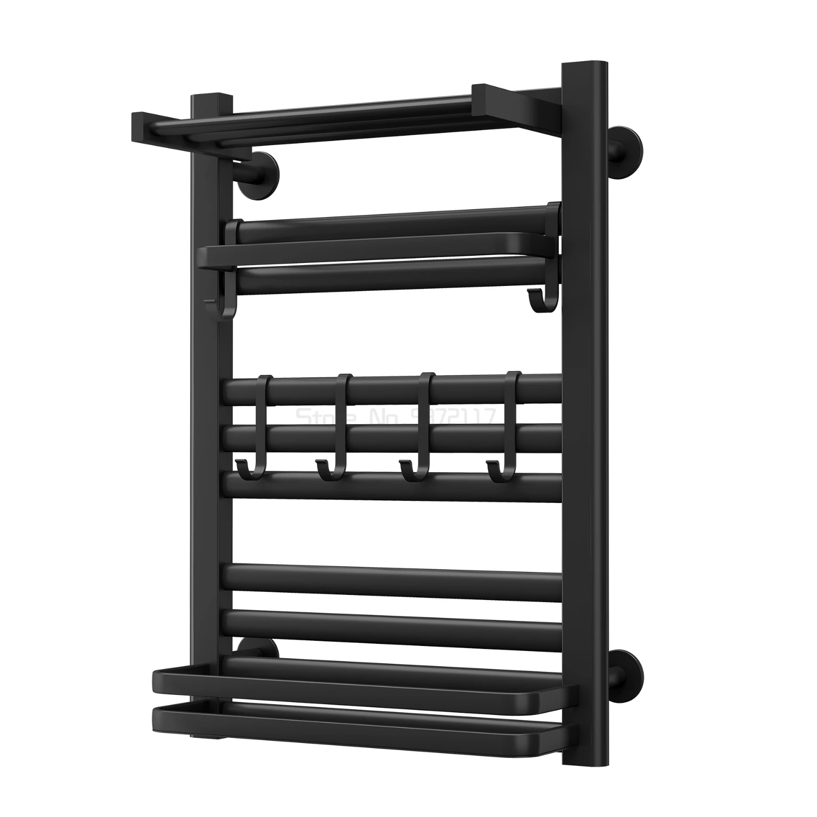 

Intelligent non perforated electric towel rack bathroom toilet disinfection household drying towel hanger