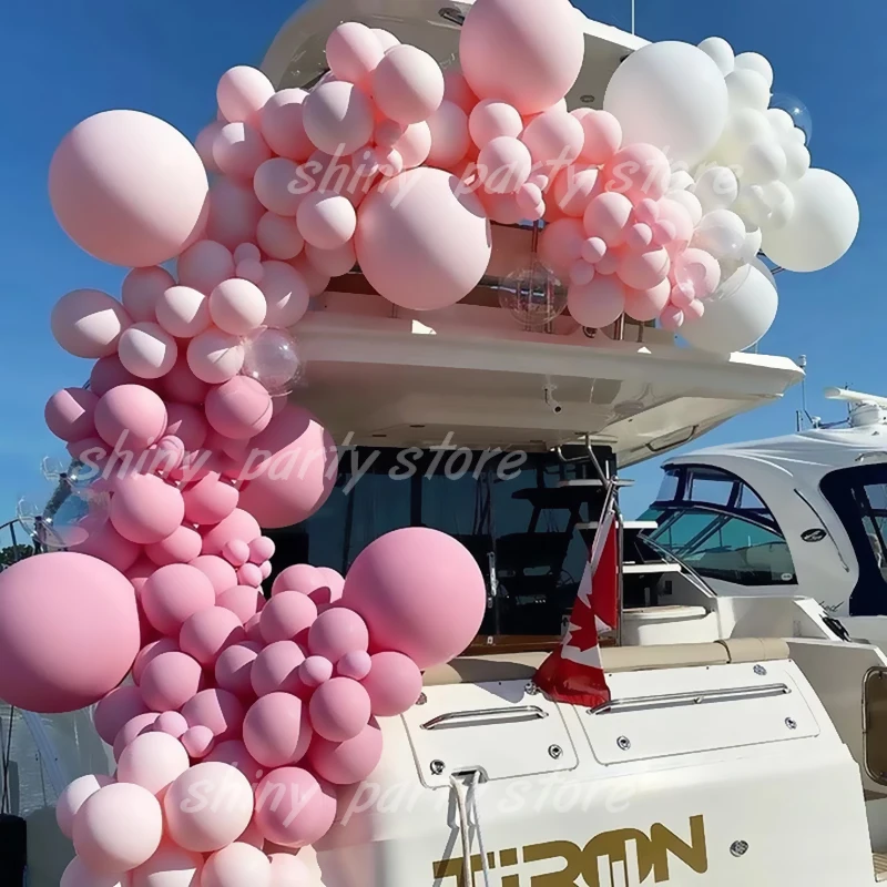 Свадебное украшение белый воздушный шар разноцветный цветочный фон для дня