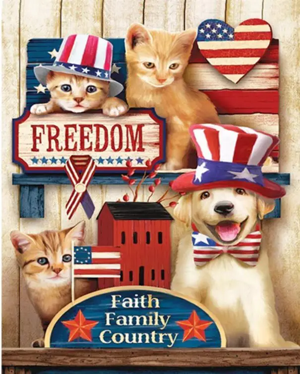 

5D «сделай сам», алмазная живопись, кошки и Гог, полная круглая Алмазная вышивка, вышивка крестиком, алмазная картина на стену из страз