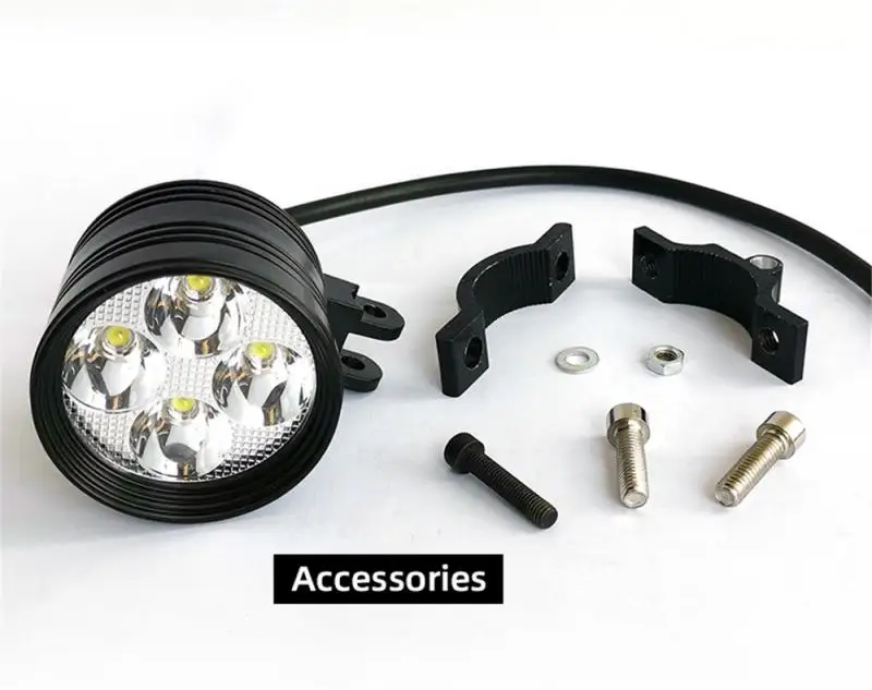 

1Set Motorcycle Spot Light 30W Motorcycle 4 LED Spot Light Headlight Fog Driving Lamp Motorcycle Bulbs Accessories New
