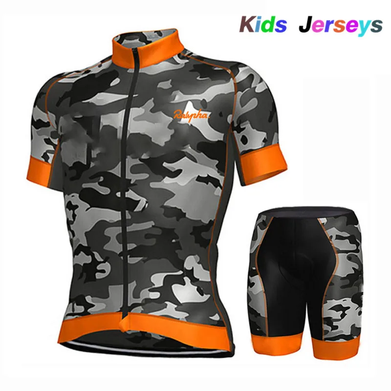 

Новинка 2020, детская одежда, велосипедный комплект из Джерси, дышащая камуфляжная зеленая летняя одежда для мальчиков, быстросохнущая одежд...