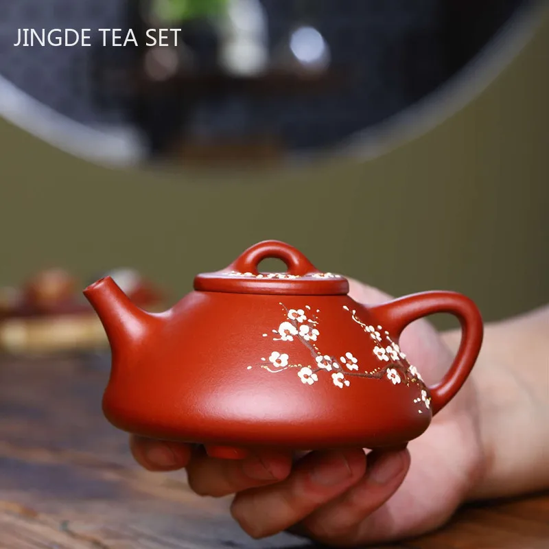 Аутентичные чайники из исинской глины пурпурный чайник сырая руда Dahongpao цветущая