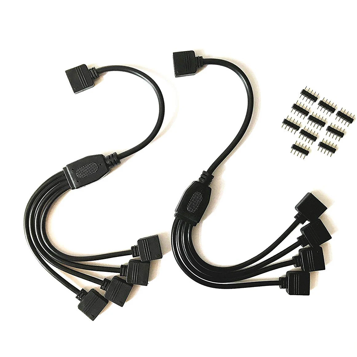 4 контакта RGB Разъем полосы 1 до 2 3 5 Led Сплит удлинитель провода кабель для 3528 5050