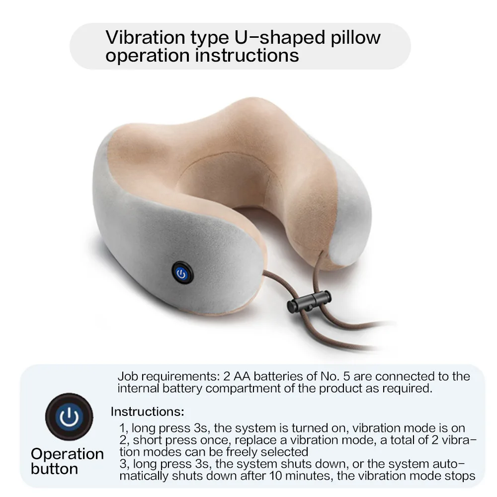 

Electric Neck Massager Shoulder Back Body Massage Pillow Cervical Spine Massageador Massager Device Health Care Relaxation