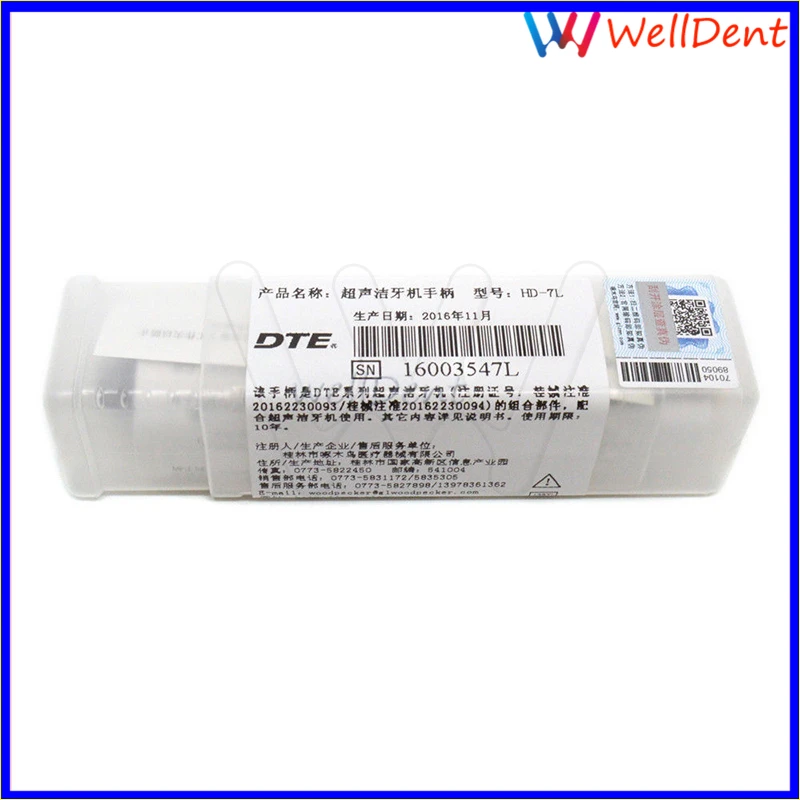 

Dental DTE SATELEC Style Scaler Handpiece Ultrasonic LED Fiber Optic ST HD-7L compatible