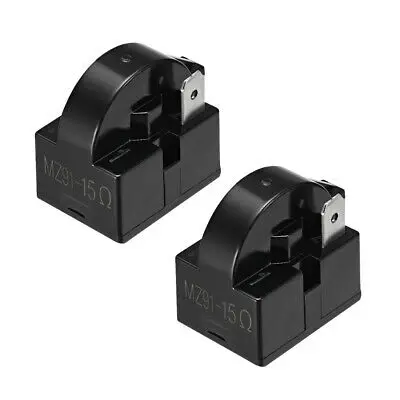 2 предмета 15 Ом 1 Pin холодильник стартер PTC реле черного цвета