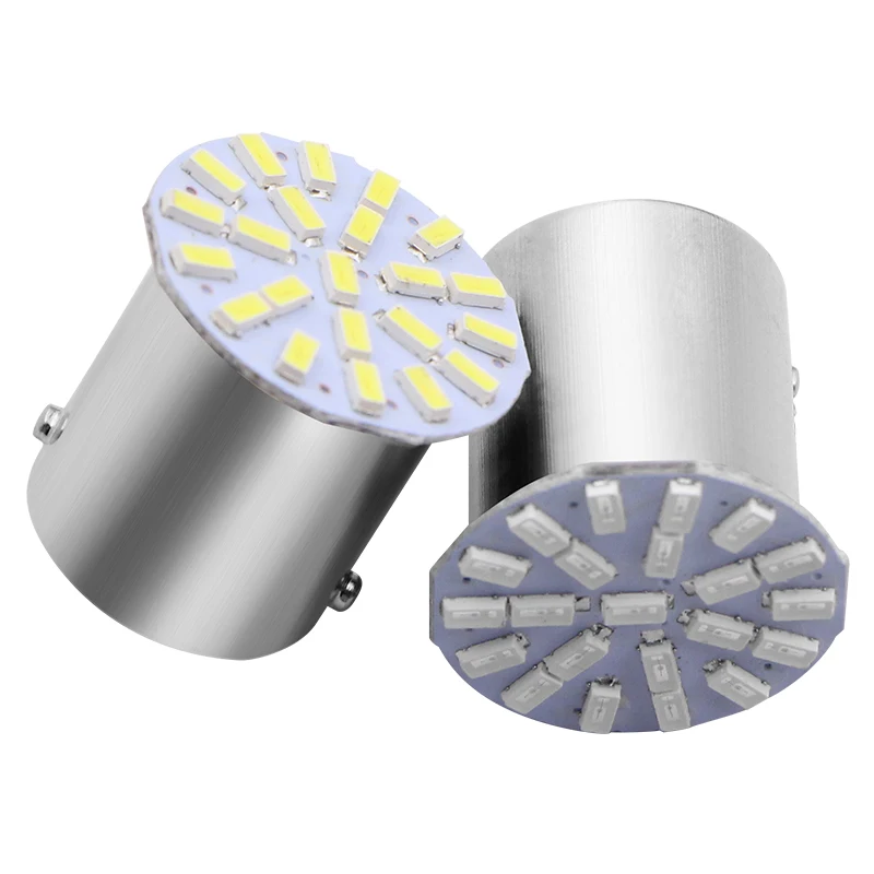 1 PCS 12V 1156 1157 22SMD P21W BA15S BA15D LED Bulbs Car Headlights Brake Lights Reversing Turning Parking | Автомобили и