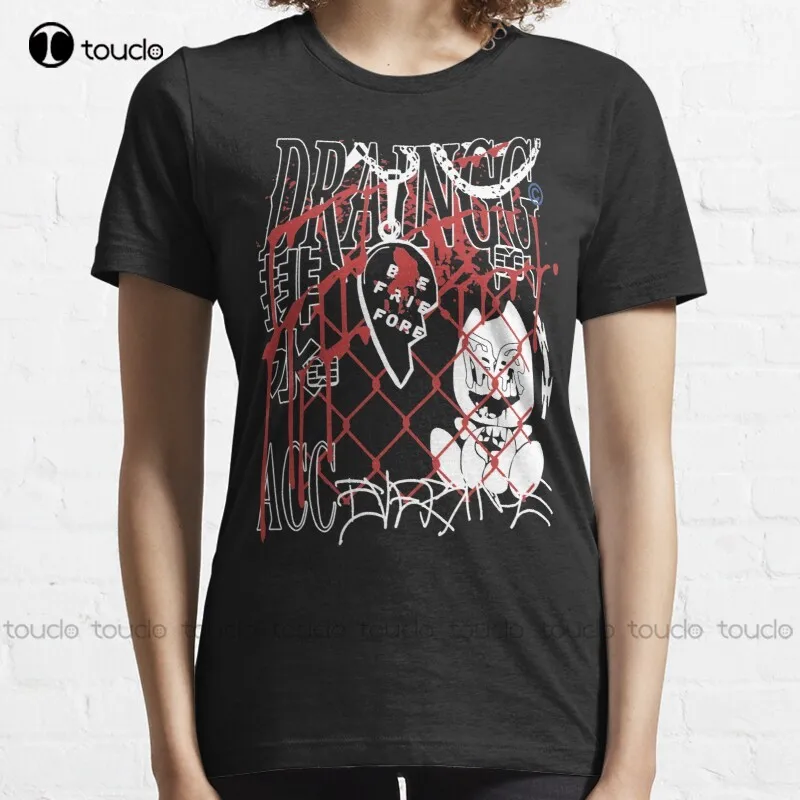 

New Drain Gang Merch T-Shirt Funny T Shirts Cotton Tee S-3Xl Unisex