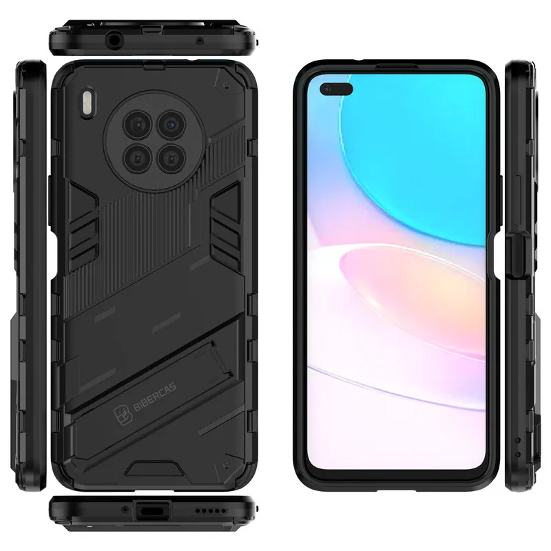 PUNK Phone Case For Huawei Nova 8i Case Nova 8i Cover Armor PC Shockproof Protective Bumper For Huawei Nova 8i 8 P50 Mate40 Pro
