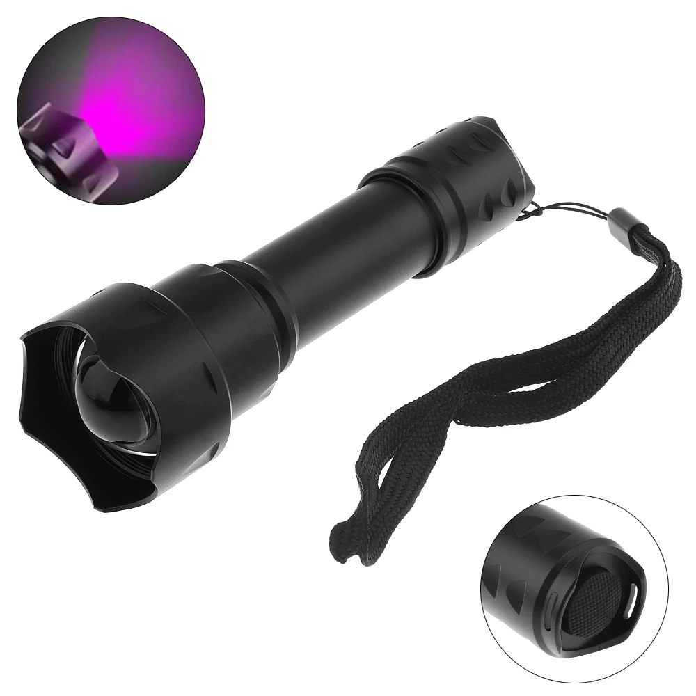 

SecurityIng Infrared Flashlights IR 850nm Zoom LED Aluminium Alloy18650 battery Night Vision Torch for Hunting/ Tactical