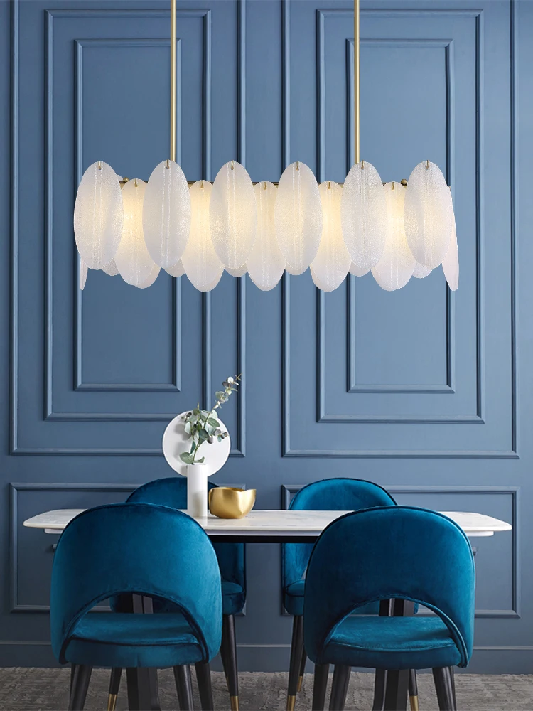 Постмодерн стеклянный ресторанный светильник барная стойка Прямоугольный