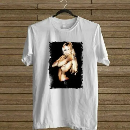 Новая белая футболка PAMELA ANDERSON SEXY BAY WATCH TV SERIES для мужчин уникальная хлопковая с