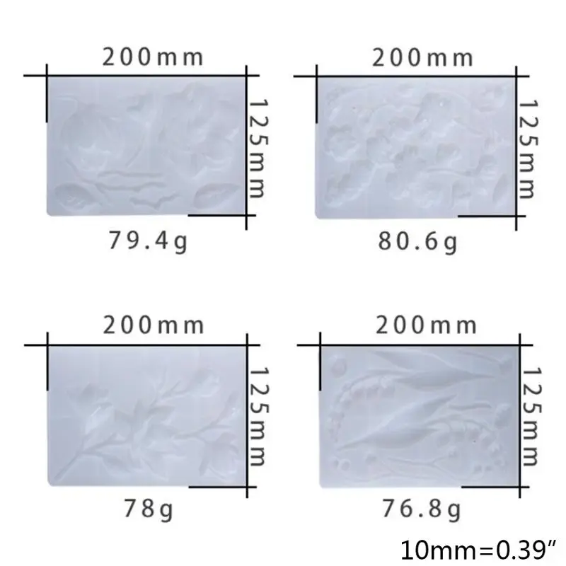 

Crystal Epoxy Resin Mold Flower Necklace Pendant Casting Silicone Mould DIY Crafts Jewelry Making Tools