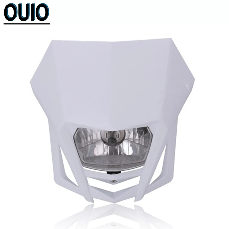 4 цвета Мотокросс внедорожный мотоцикл светильник сборки номерной знак лампа