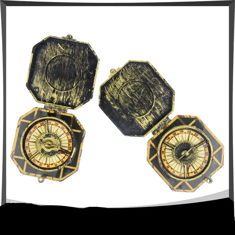 Винтажный Рождественский праздничный причудливый игрушечный Компас для пиратов