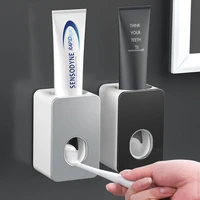 wall mounted automatic toothpaste dispenser squeezers bathroom accessories toothpaste holder rack dispensador pasta dientes