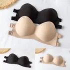 Повседневный удобный топ, женское нескользящее бесшовное нижнее белье с запахом, невидимые перекрещивающиеся бретельки, топ, бюстгальтер, новинка 2021, женское нижнее белье #10