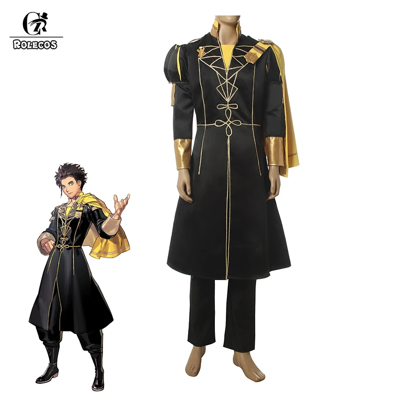 ROLECOS Fire Emblem игра косплей Клода фон Реган Косплей Костюм ThreeHouses мужской костюм