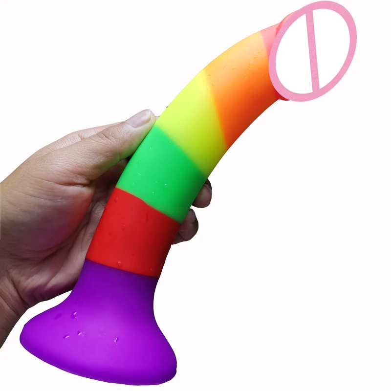 CPWD секс игрушки для пениса цветной фаллоимитатор без вибратора силиконовая
