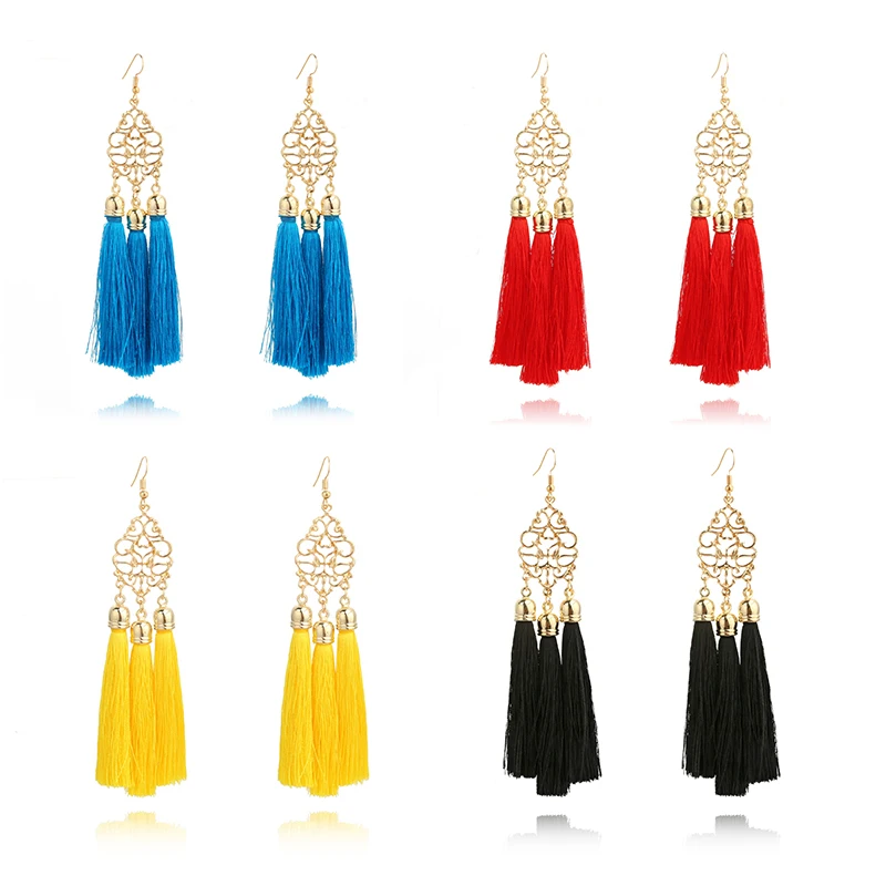 Tocona винтажные очаровательные цветные с кисточками кристаллами маска висячие