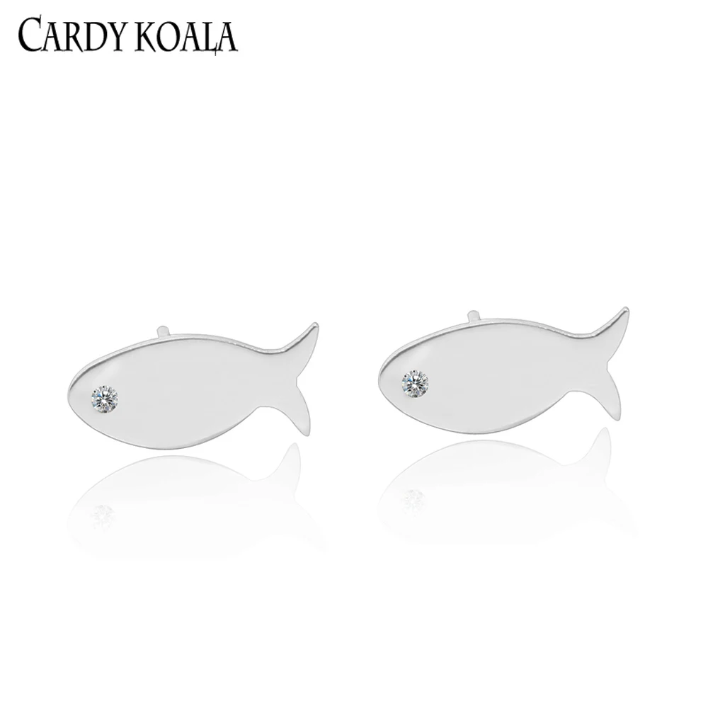 

Серьги женские из нержавеющей стали с изображением морской рыбы