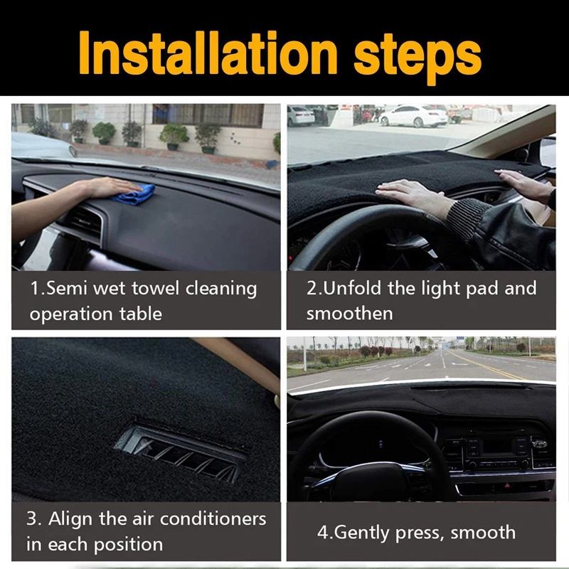 

Car Dashboard Cover for Hyundai Elantra Avante 2012 2013 2014 2015 Dash Mat Dashboard Pad Carpet Anti-Uv Anti-Slip
