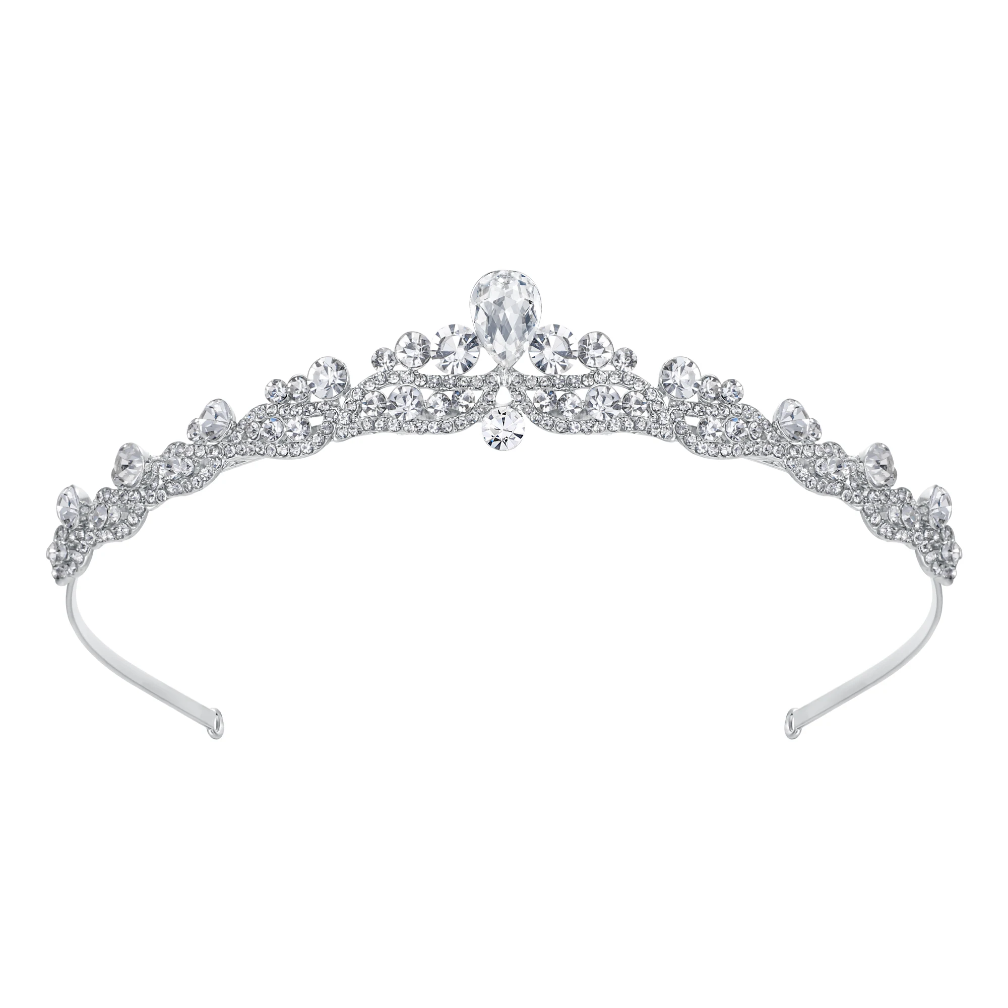 Tuliper Bridal Tiara Headband Wedding Hair Accessories Crystal Hairband For Women Party Hairpins Ornaments | Украшения и