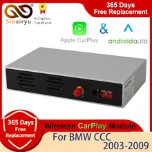 Wireless Apple Carplay For BMW CCC 1 3 5 6 7 sertes X1 X3 X5 X6 Z4 E60 E61 E62 E63 E70 E71 E8 Android Auto Mirroring Car Play