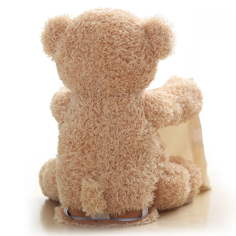 

30cm Teddy Bear Play Hide Elephant Seek Lovely Stuffed Kids Birthday Xmas Christmas Gift Electric Music Bear Elephant Plush Toy