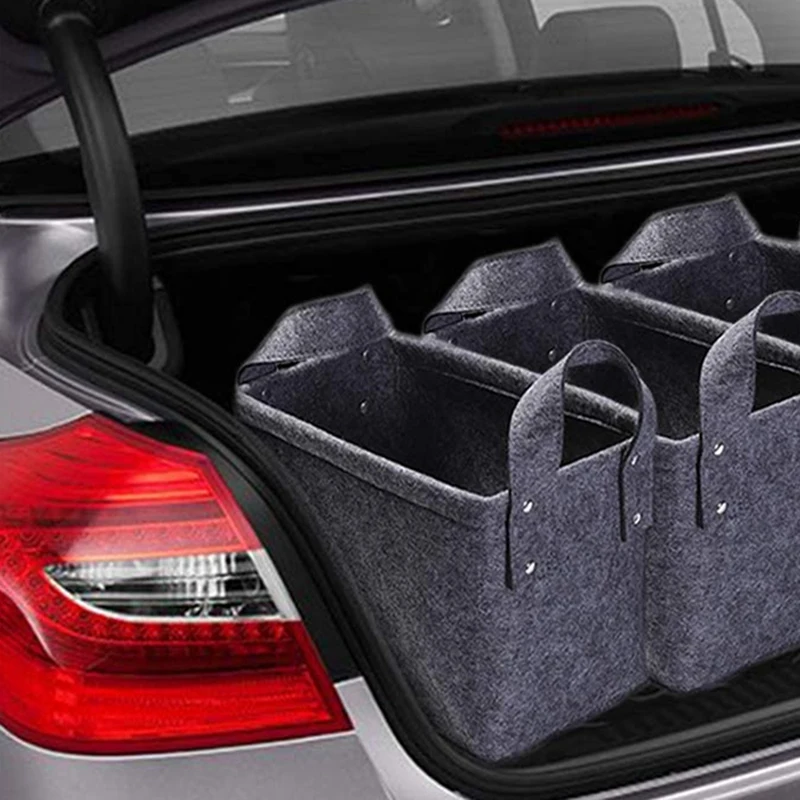 Корзина для хранения из войлока корзина с ручками складной органайзер коробка