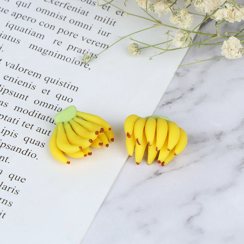 Dollhouse Miniature Food Fruit Banana For 1:12 Bunch of Kitchen Accessories Decor | Игрушки и хобби