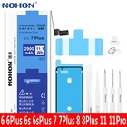 Аккумулятор NOHON для Apple iPhone 7 6 8 6S Plus 11 Pro 6plus 7plus 8plus 6splus сменная литий-полимерная батарея большой емкости
