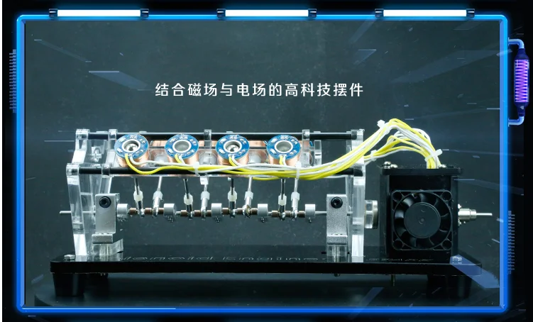 DIY мотор Обучающие игрушки маленький Высокоскоростной 5 в V образный