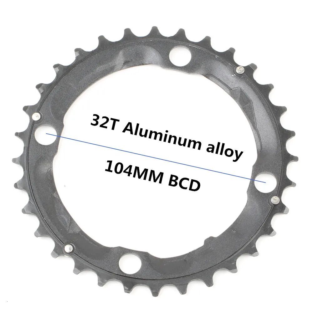 Круглая цепь MTB горный велосипед 104BCD 22T 24T 32T 34T 38T 42T 44T шатуны стали алюминиевый сплав зубная пластина запчасти